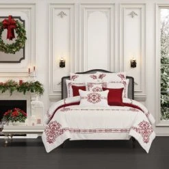 Hot Sale ❤️ Five Queens Court Holiday Dreams Duvet Cover Set ❤️