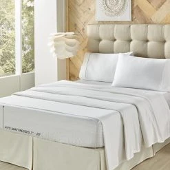 Promo 🥰 Five Queens Court Royal Fit Adjustable Mattress Bed Sheet Set Grey 🌟 -Five Queens Court Shop unnamed file 1064