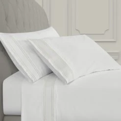 Cheap 😉 Five Queens Court Montefiore Embroidered Sheet Set Silver 😍 -Five Queens Court Shop unnamed file 1145