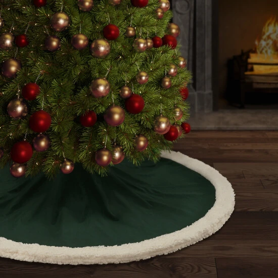 Deals π₯ Five Queens Court Cozy Sherpa π Christmas Tree π Skirt Evergreen β 4 Deals π₯ Five Queens Court Cozy Sherpa π Christmas Tree π Skirt Evergreen β - Image 4