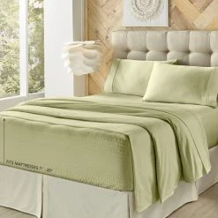 Outlet 🥰 Five Queens Court Royal Fit 500 TC 4-pc. Bedsheet Set Tan 🔔 -Five Queens Court Shop unnamed file 120