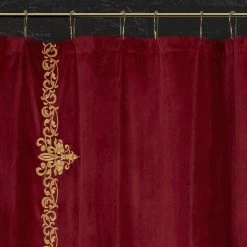 Best Pirce 😉 Five Queens Court Nicholas 🎄 Christmas Shower Curtain Evergreen 😉 -Five Queens Court Shop unnamed file 1251