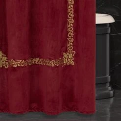 Best Pirce 😉 Five Queens Court Nicholas 🎄 Christmas Shower Curtain Evergreen 😉 -Five Queens Court Shop unnamed file 1252