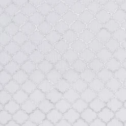 New 👏 Five Queens Court Anderson Metallic Window Sheer Panel White ✨ -Five Queens Court Shop unnamed file 1286