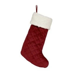 Hot Sale 🔥 Five Queens Court Cozy Sherpa ❄ Christmas Stocking Evergreen ✨ -Five Queens Court Shop unnamed file 1293