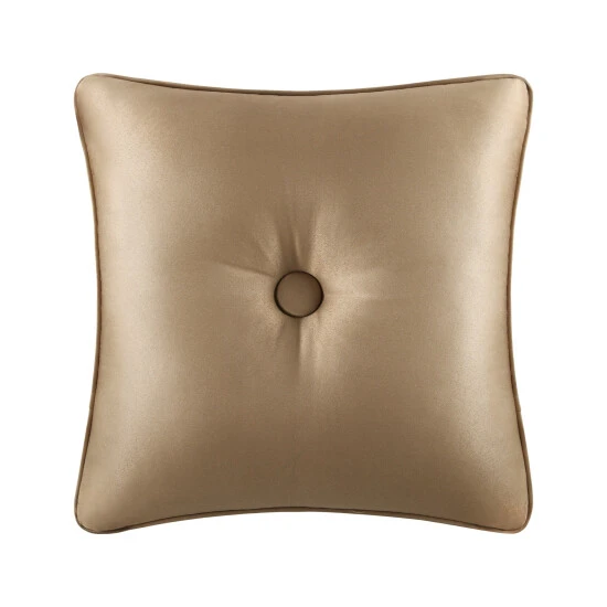 New π Five Queens Court Colonial Gold Button Tufted 16-inch Decorative Pillow β¨ 2 New π Five Queens Court Colonial Gold Button Tufted 16-inch Decorative Pillow β¨ - Image 2
