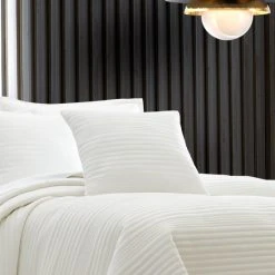 Hot Sale 💯 Five Queens Court Miles 20" Square Decorative Throw Pillow White 🎉 -Five Queens Court Shop unnamed file 1300