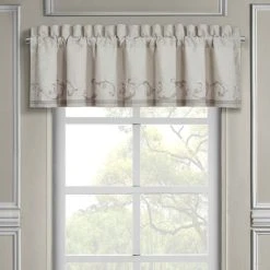 Deals 🔔 Five Queens Court Ania Window Straight Valance 🤩
