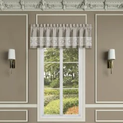 Deals 🎉 Five Queens Court Othello Window Straight Valance 😍
