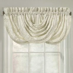 Deals ❤️ Five Queens Court Maddison Window Waterfall Valance 🌟