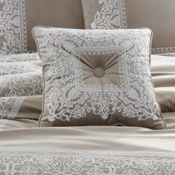 Hot Sale 🤩 Five Queens Court Othello 18 Inch Square Decorative Throw Pillow ⭐ -Five Queens Court Shop unnamed file 1466