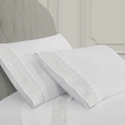 New 😍 Five Queens Court Makayla Embroidered Pillow Case Pair White 👍 -Five Queens Court Shop unnamed file 1529