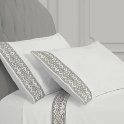 New 😍 Five Queens Court Makayla Embroidered Pillow Case Pair White 👍 -Five Queens Court Shop unnamed file 1530