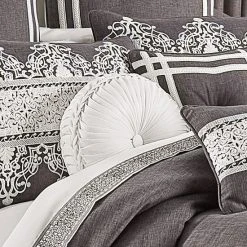 Brand new 😀 Five Queens Court Florence Tufted Round Decorative Throw Pillow 👏 -Five Queens Court Shop unnamed file 1706