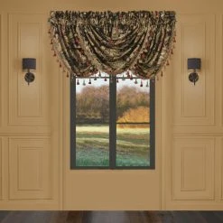 Best Sale 🎁 Five Queens Court Stefania Window Waterfall Valance 😉