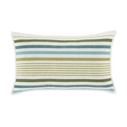 Deals 🥰 Five Queens Court Rebecca Surf Quilted Boudoir Decorative Throw Pillow ⌛