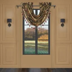 Best Sale 🎁 Five Queens Court Stefania Window Waterfall Valance 😉 -Five Queens Court Shop unnamed file 180