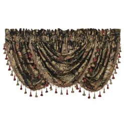 Best Sale 🎁 Five Queens Court Stefania Window Waterfall Valance 😉 -Five Queens Court Shop unnamed file 181