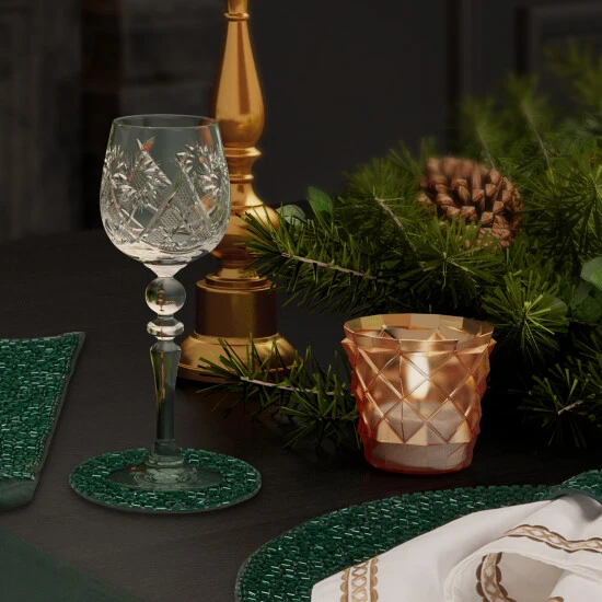 Budget π₯ Five Queens Court Shimmer π Christmas Coasters 4 Piece Set Crimson π₯ 5 Budget π₯ Five Queens Court Shimmer π Christmas Coasters 4 Piece Set Crimson π₯ - Image 5