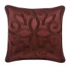 Cheapest 🌟 Five Queens Court Chianti 18" Square Embellished Decorative Throw Pillow 🥰