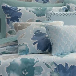 Best Pirce 🛒 Five Queens Court Michelle 18" Square Decorative Throw Pillow 🎉 -Five Queens Court Shop unnamed file 1853