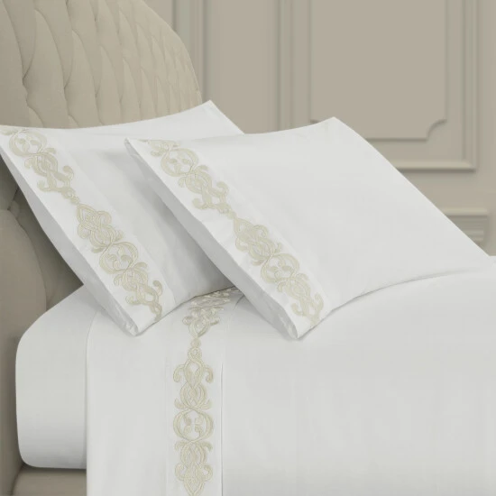Deals β Five Queens Court Isabel Embroidered Sheet Set Ivory π€© 1 Deals β Five Queens Court Isabel Embroidered Sheet Set Ivory π€©