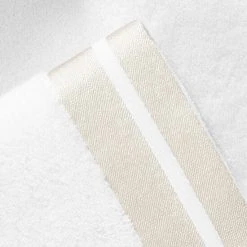 Promo ✨ Five Queens Court Lillian Turkish Cotton Striped Border Towel 😉 -Five Queens Court Shop unnamed file 20