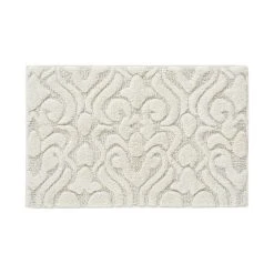 Cheap 😀 Five Queens Court Leo High Pile Damask Sculpted Bath Rug - 20 X 30 - 20 X 30 Gold 👍