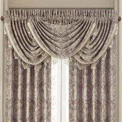 Budget ✔️ Five Queens Court Paulina Window Waterfall Valance ❤️