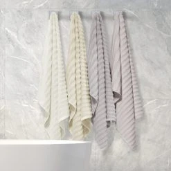 Discount 🌟 Five Queens Court Crete 2 Piece Turkish Towel Set Cloud 👏 -Five Queens Court Shop unnamed file 36