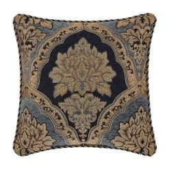 Deals 🔔 Five Queens Court Bristol 18 Inch Square Decorative Throw Pillow 👍