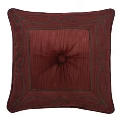 Best Pirce 🎁 Five Queens Court Chianti 18" Square Decorative Throw Pillow 🧨