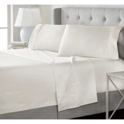 Budget 👍 Five Queens Court Royal Fit 1000 TC Egyptian Cotton Sheet Set Silver ✔️