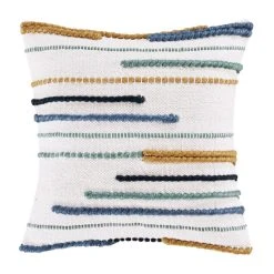 Flash Sale ❤️ Five Queens Court Wilda 18" Square Decorative Throw Pillow Blue 🎉