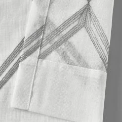 Budget 🤩 Five Queens Court Diamante Embroidered Grommet Window Semi-Sheer Panel 😍 -Five Queens Court Shop unnamed file 577