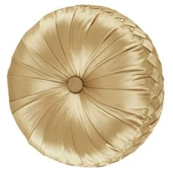 Cheap 🌟 Five Queens Court Saranda Button-tufted Round Decorative Throw Pillow Silver 💯 -Five Queens Court Shop unnamed file 635