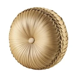 Cheapest ⭐ Five Queens Court Button-Tufted Round Decorative Throw Pillow Collection Sand 🛒 -Five Queens Court Shop unnamed file 66