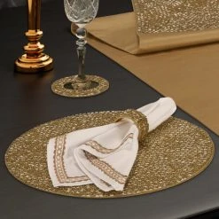 Deals 👏 Five Queens Court Shimmer 🎄 Christmas Chargers 2 Piece Set Evergreen 🔔 -Five Queens Court Shop unnamed file 671