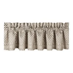Coupon 👏 Five Queens Court Beaumont Champagne Straight Window Valance 🧨
