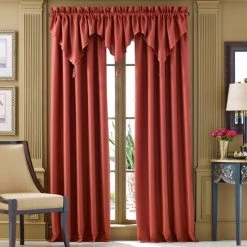 Outlet ✨ Five Queens Court Jackson Herringbone Window Drapery With Rod Pocket Natural ✔️