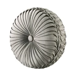 Cheapest ⭐ Five Queens Court Button-Tufted Round Decorative Throw Pillow Collection Sand 🛒 -Five Queens Court Shop unnamed file 70