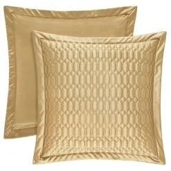Best Pirce 🌟 Five Queens Court Saranda Quilted Euro Sham Natural 👏 -Five Queens Court Shop unnamed file 736