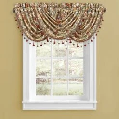 Best Sale ⌛ Five Queens Court August Window Waterfall Valance 🎉
