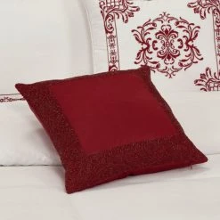 Outlet 🎉 Five Queens Court Shimmer Pillow 16" Square Embellished Decorative Throw Pillow Gold 👏 -Five Queens Court Shop unnamed file 776