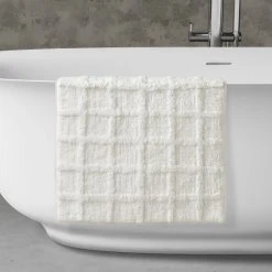 Best deal ⌛ Five Queens Court Carter Tufted Bath Rug Linen 🤩