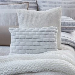 Budget 😉 Five Queens Court Graham Decorative Throw Pillow White ❤️ -Five Queens Court Shop unnamed file 841