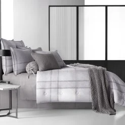 Outlet 😀 Five Queens Court Langdon Twill Cotton 4-Piece Comforter Set 😍