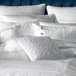 Hot Sale ✔️ Five Queens Court Beaded Decorative Throw Pillow Spa Blue 👍 -Five Queens Court Shop unnamed file 987